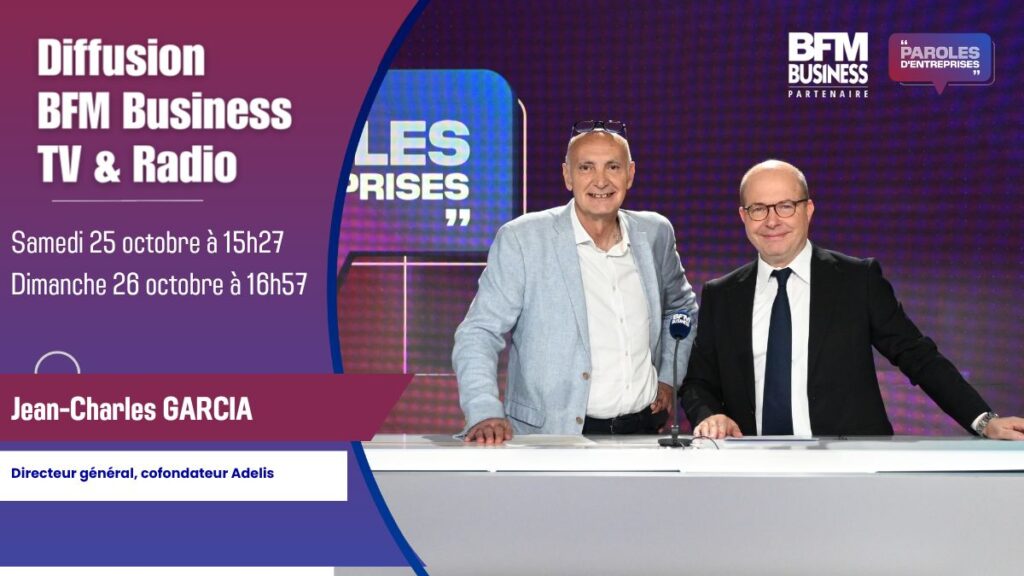 Jean Charles Garcia at BFM Channel on TV